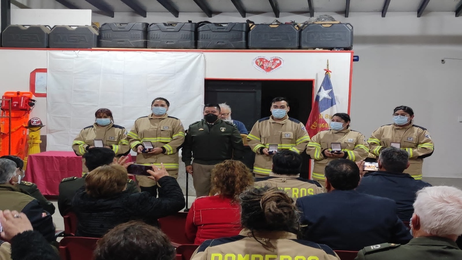 Segunda Compañía del Cuerpo de Bomberos de La Higuera celebra 16 años desde su fundación